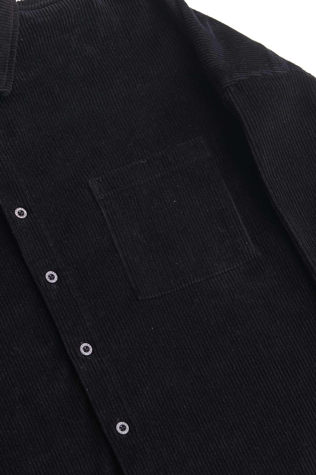 Arniko Tahira Cord Shirt Black One Size Bio-Baumwolle schwarz